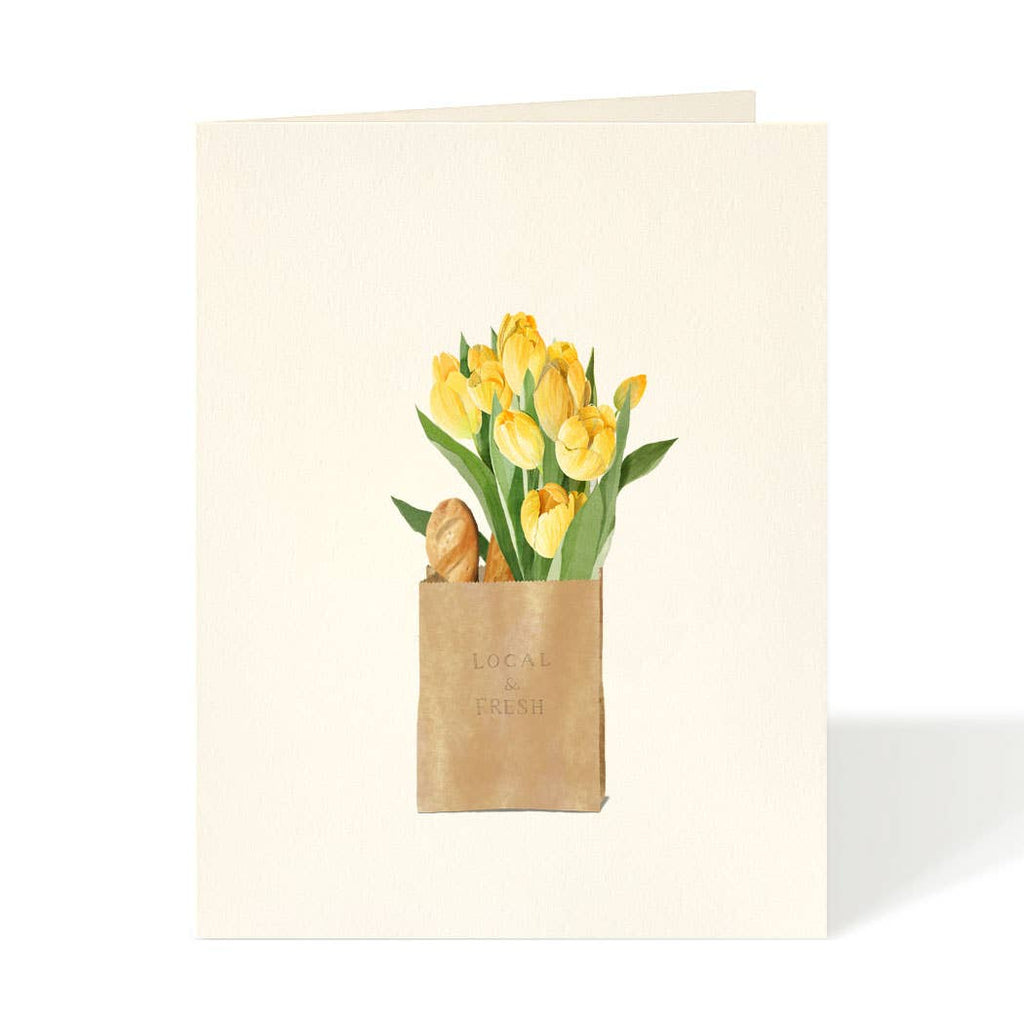 Felix Doolittle - Body and Soul - Flower Garden Greeting Card