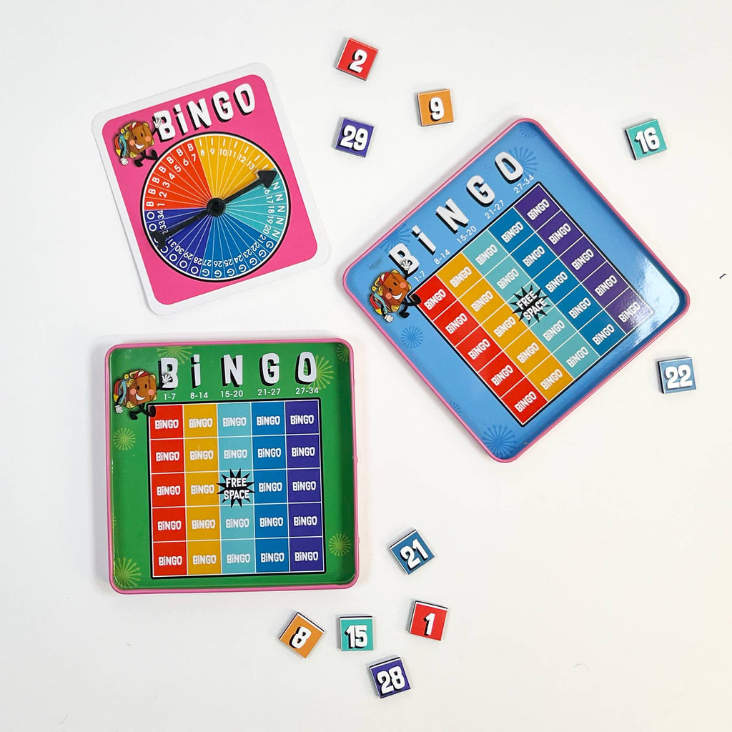 Toysmith - On the Way Games- Magnetic Bingo, Travel Game