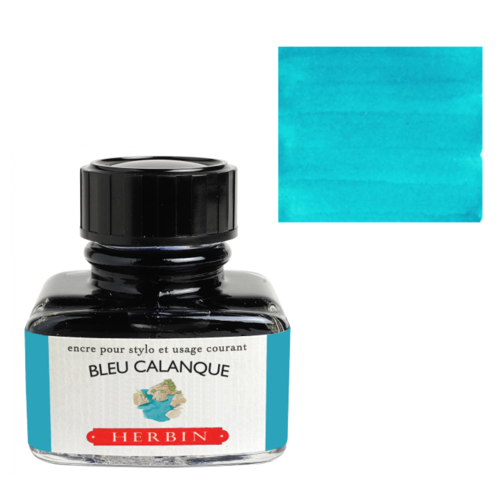 Herbin Fountain Pen Ink 30ml Bottle, Cacao du Bresil (Brazilian Cocoa)