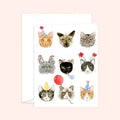 Almeida Illustrations - Birthday Cats Greeting Card