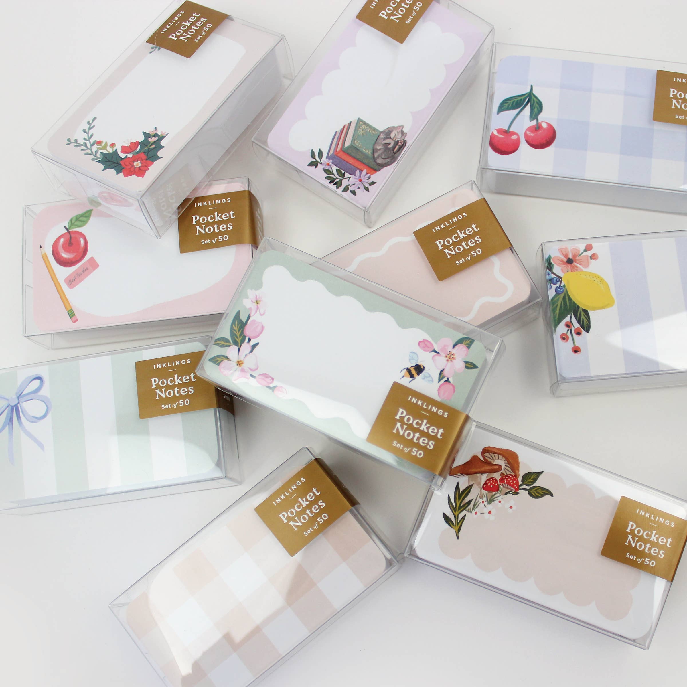Inklings Paperie - Pocket Notes™ - Heart Lollipop