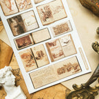 STICKII - Sepia Sketchbooks Sticker Sheet