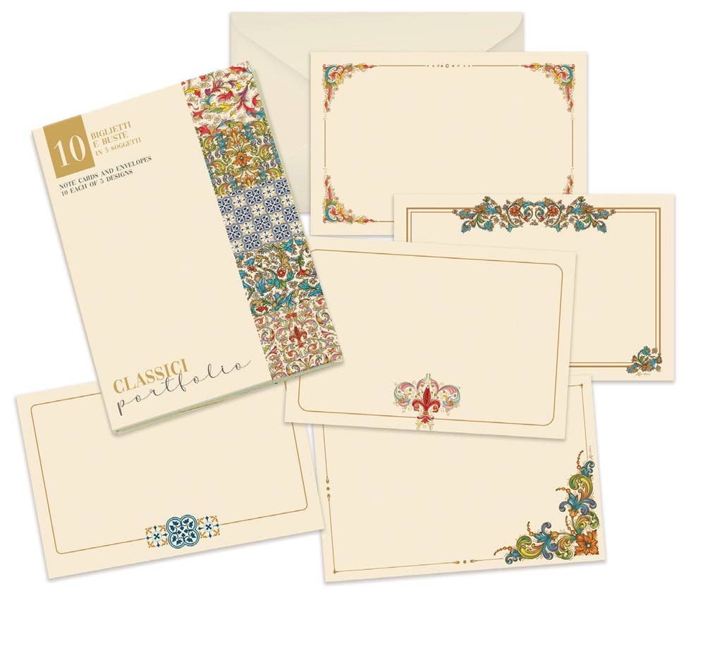 San Lorenzo Design - Portfolio Cards Large Size, Note Cards, Italian Stationery: Air Balloons