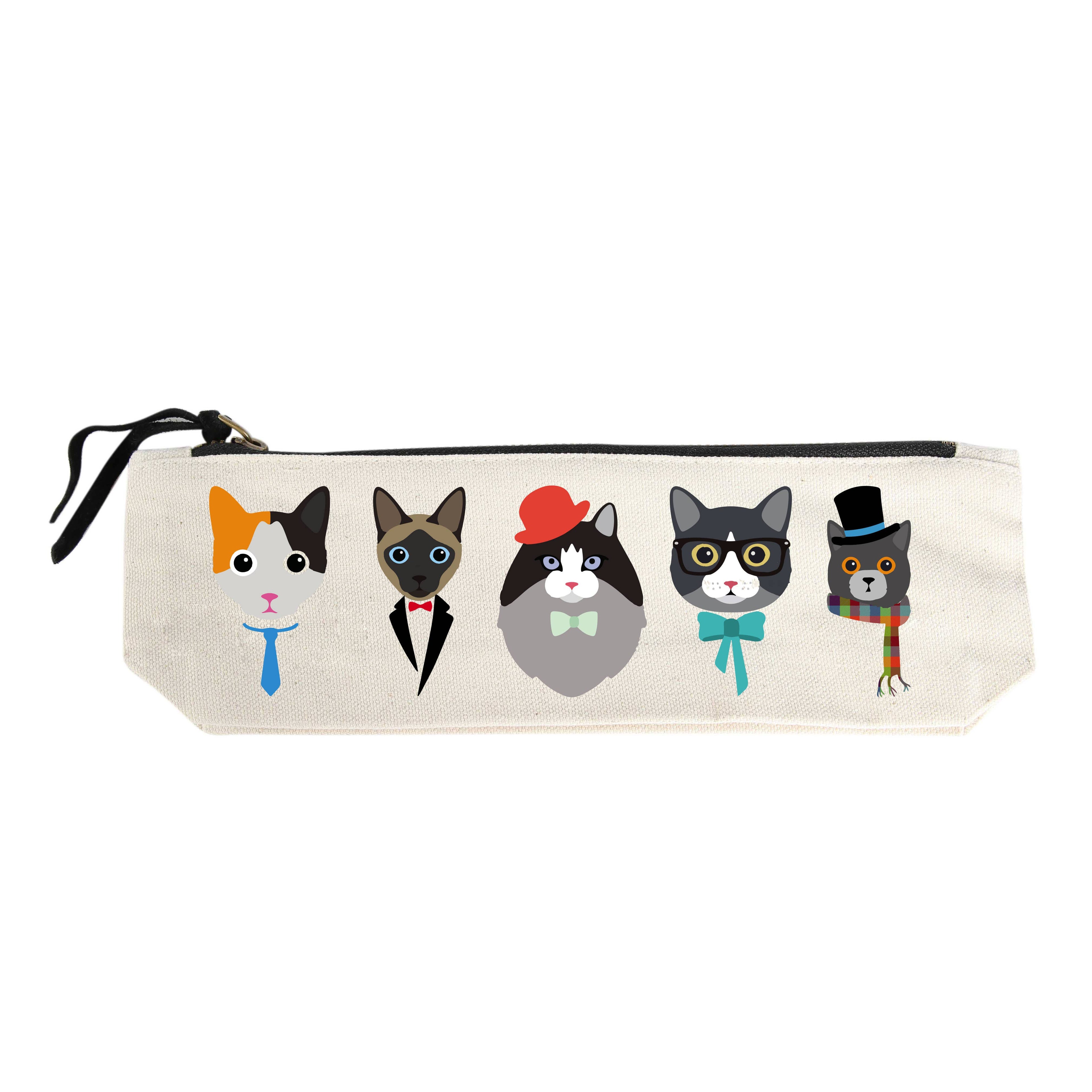Potluck Press - Cat Characters Pencil Pouch