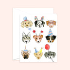 Almeida Illustrations - Birthday Dogs Greeting Card