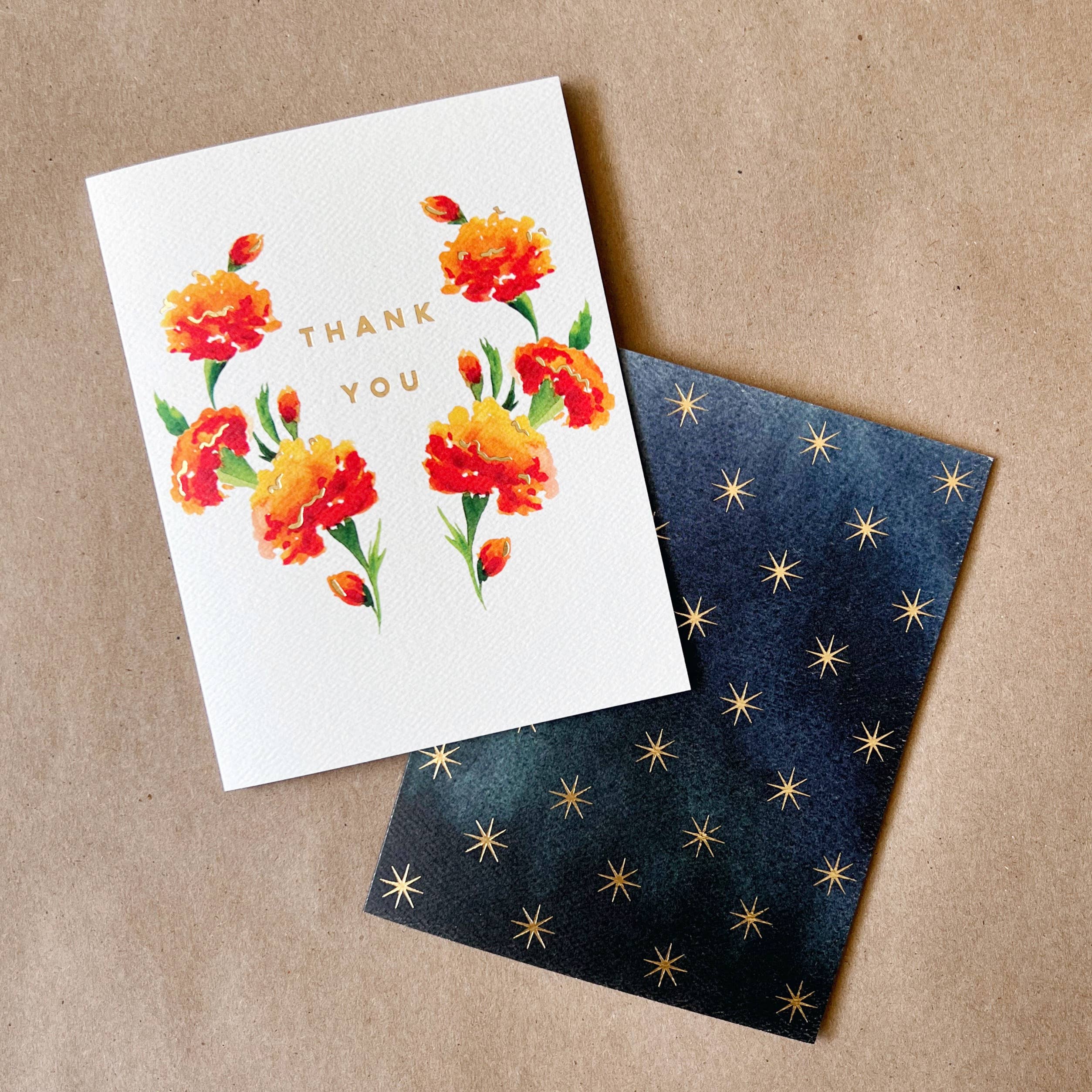 Abigail Jayne Design - Marigold Thank You Greeting Card