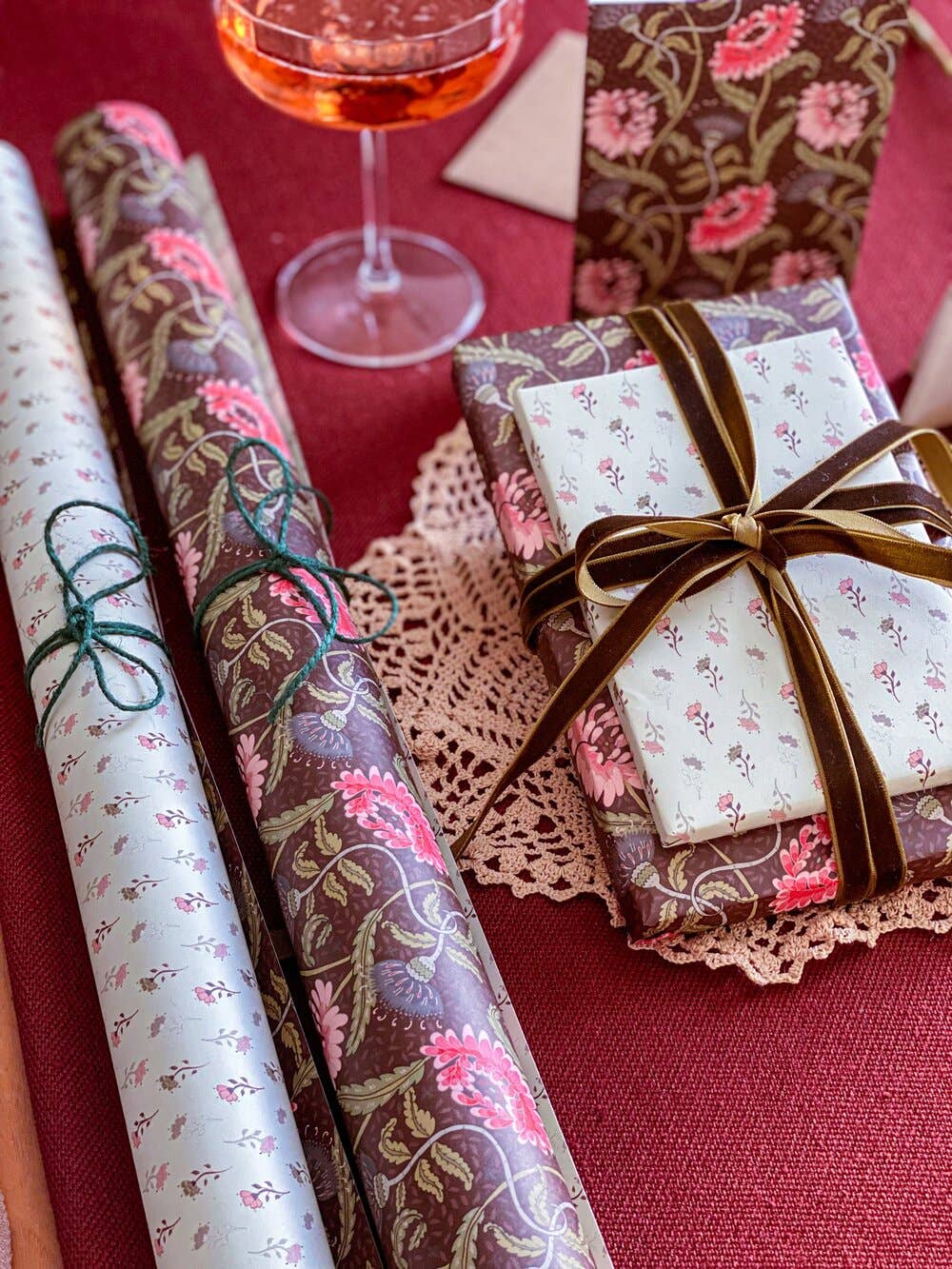 re:mused studio - Thistle Mum Gift Wrap Sheet – Double Sided