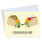 CheerNotes - Let's Taco Bout - Funny anniversary or friendship card