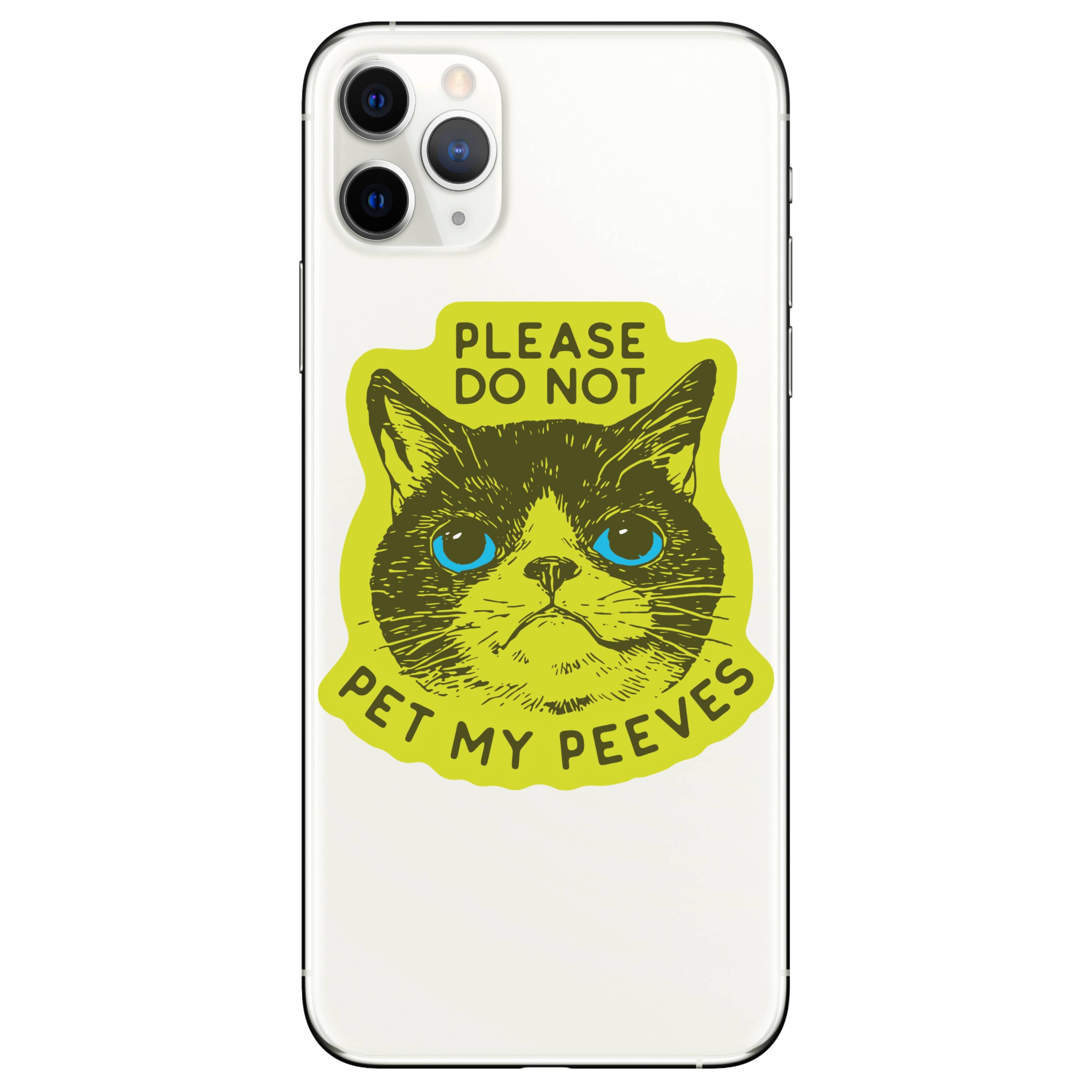 Juju and Moxie - Funny Kitty Cat Goofy Humor High Quality Vinyl Sticker