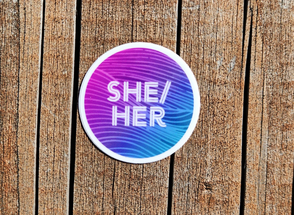 Discovery Stickers - She/Her Sticker