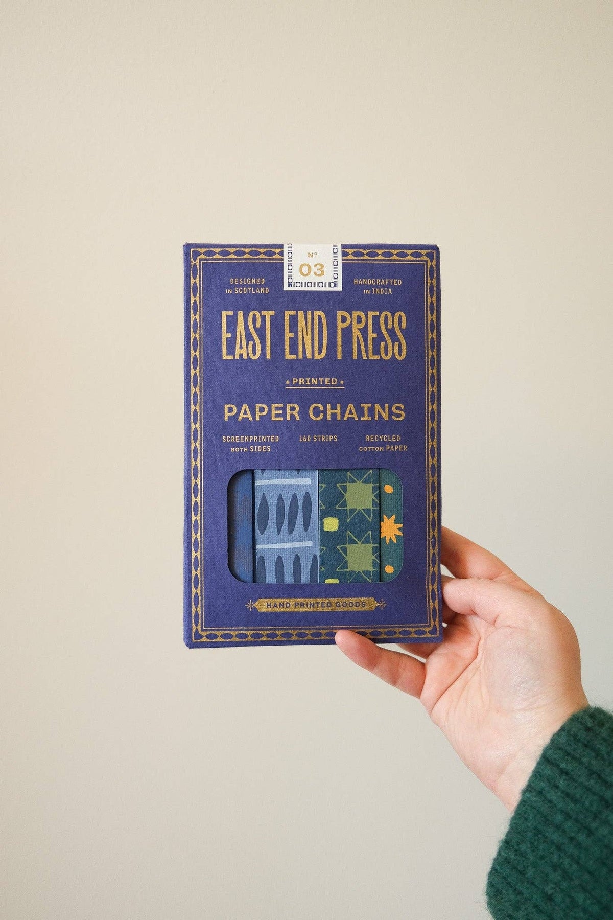East End Press - BLUE & YELLOW PAPER CHAIN KIT