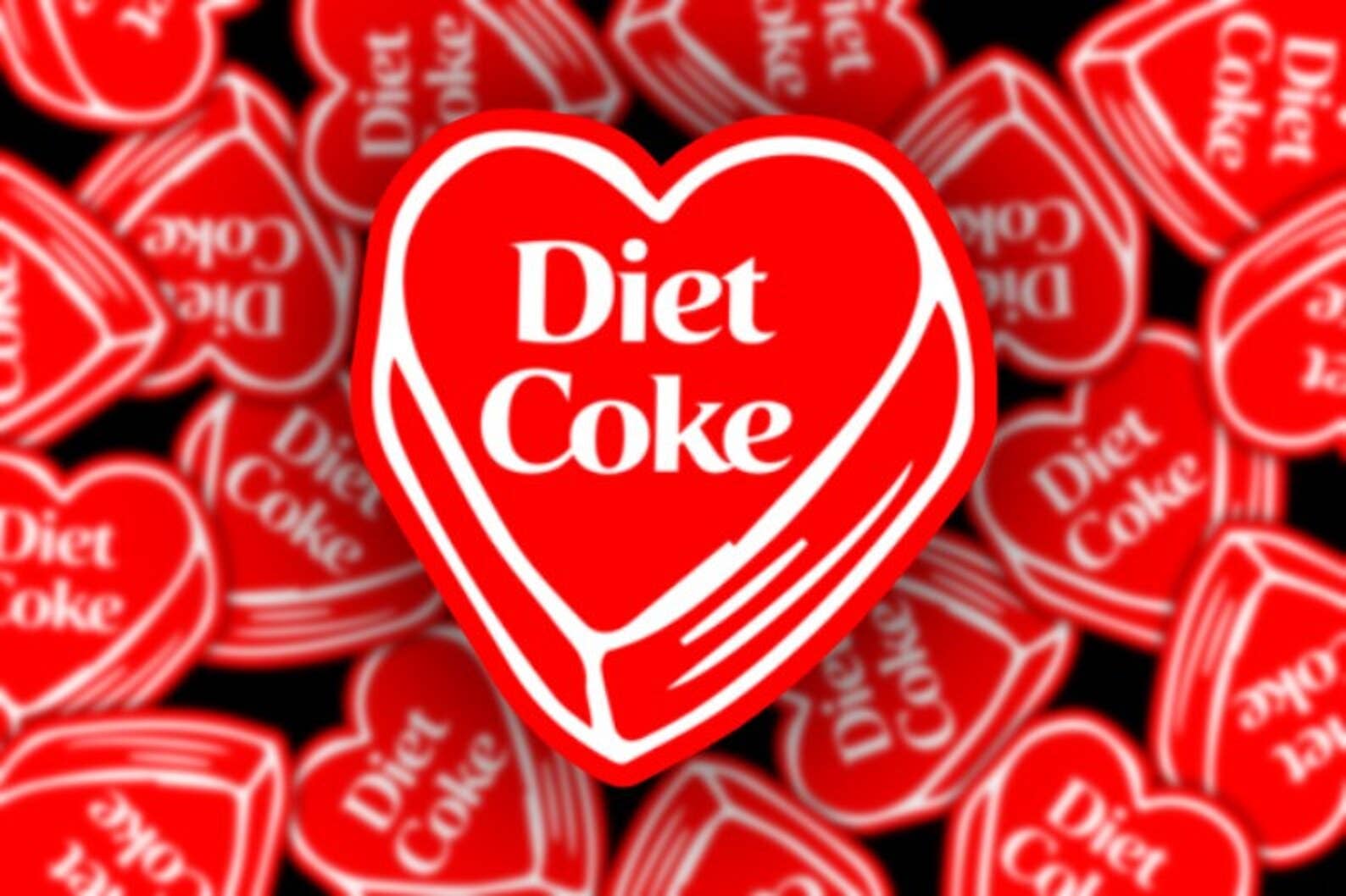 Pretty Toxic Stickers - Diet Coke Sticker - Conversation Heart Valentines Day: 3”