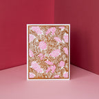 Heartell Press - Pines and Boughs (Pink) Letterpress Card-Boxed Set of Six