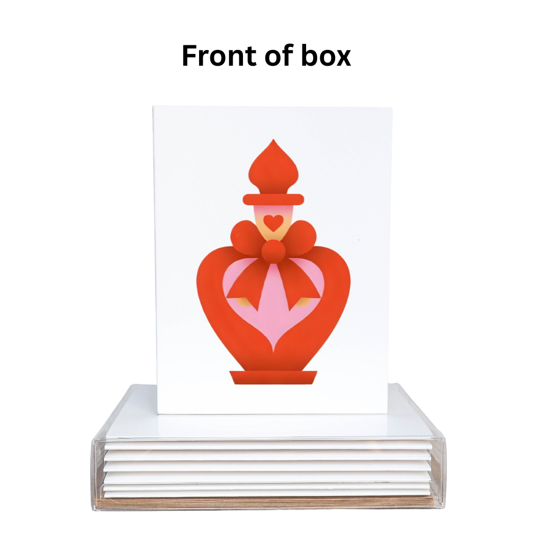 Cryptic Paper Co. - Retro Valentine Love Potion Notecard Boxed Set