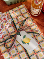 re:mused studio - Tomato Ravioli Gift Wrap Sheet - Double Sided