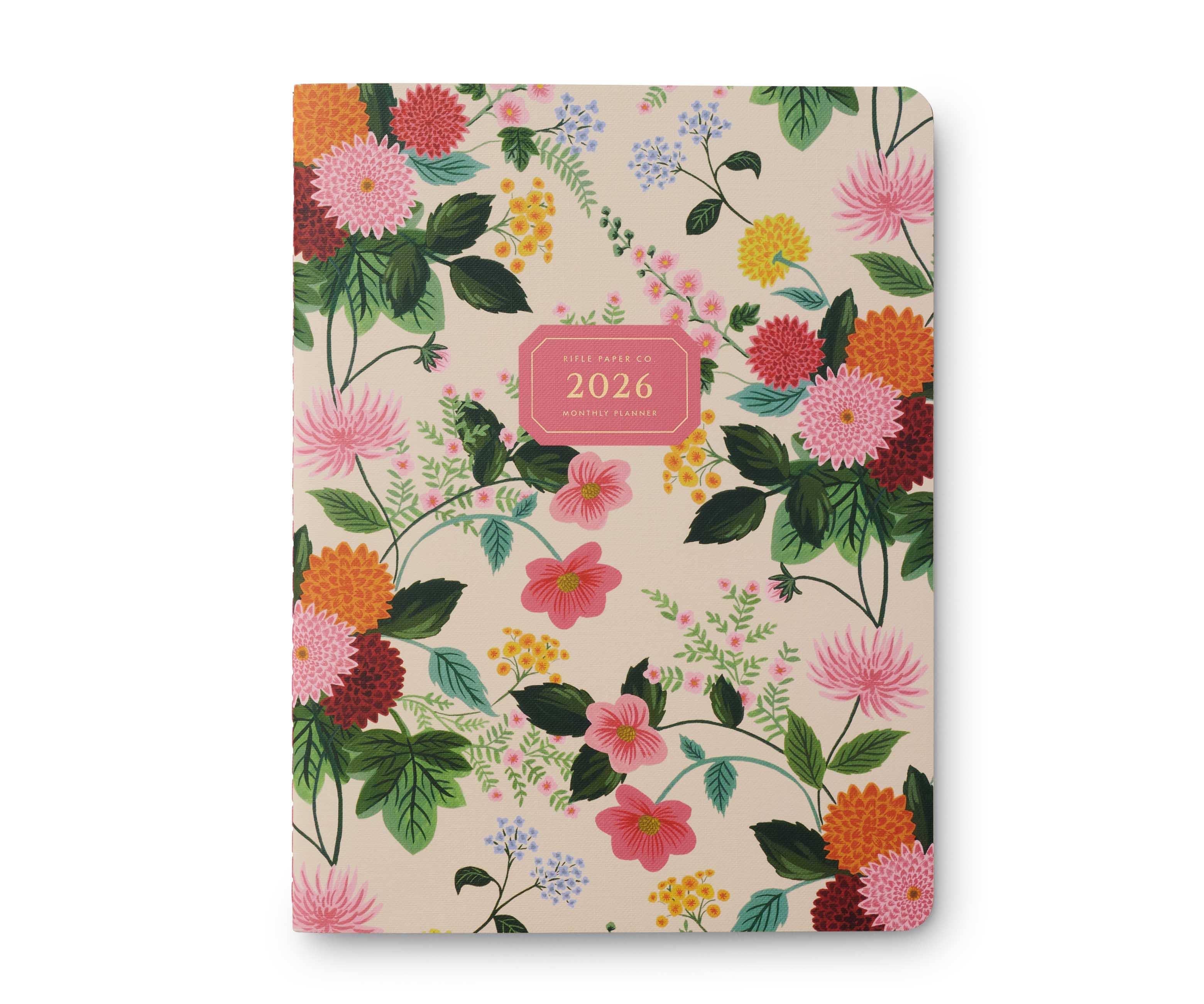Rifle Paper Co. - 2026 Dahlia 12-Month Appointment Notebook