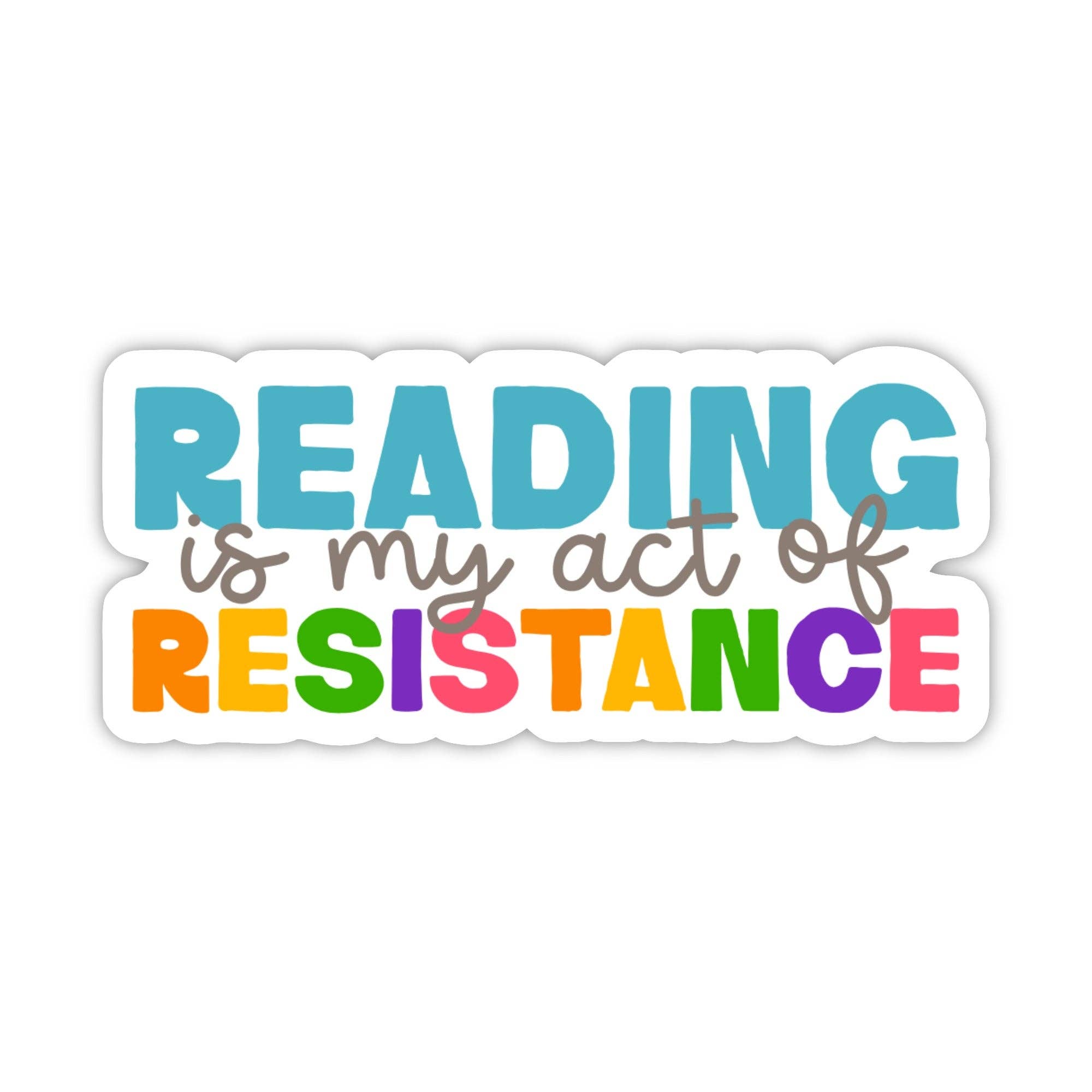 CheerNotes Greeting Cards & Stationery - Reading is Resistance Sticker