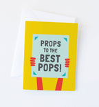 Graphic Anthology - Props Pops Father's Day card | celebrate Dad greeting card