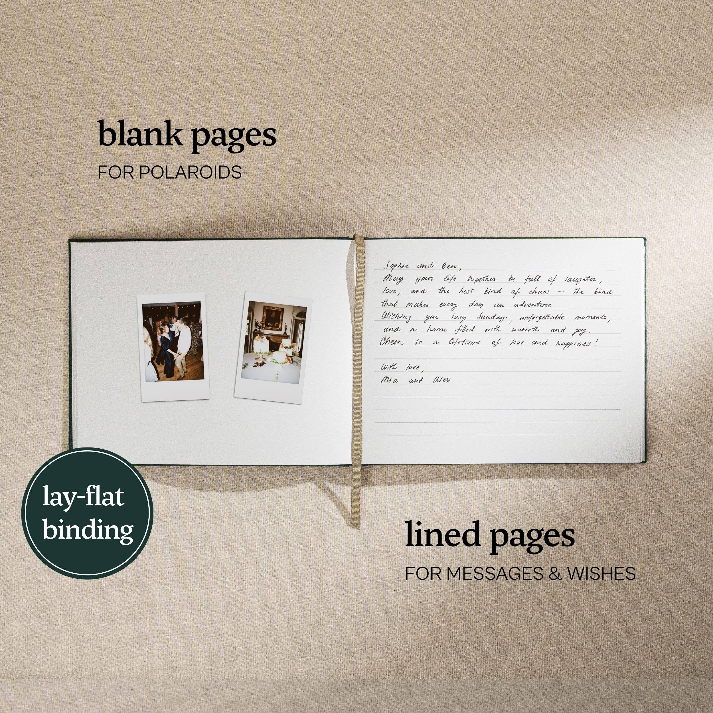 Kunitsa Co - Wedding Guestbook - Blank Sign in Book for special occasions: Something Blue