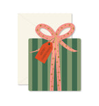 Ginger P. Designs - Christmas Gift die-cut folded Greeting Card