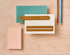 Another Studio - Brass Stencil Ruler, Metal Stationery