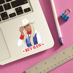 THE FOUND - Cowboy Carter Western Die Cut Sticker