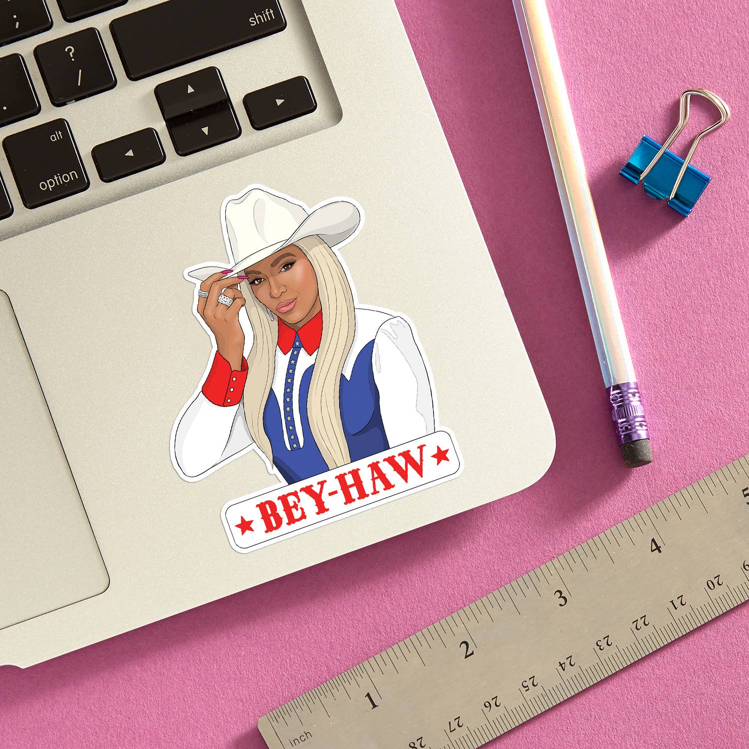 THE FOUND - Cowboy Carter Western Die Cut Sticker