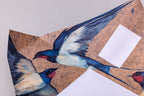 pigeonposted - Golden Flight Pigeon, Folding Letter Set – pack of 6