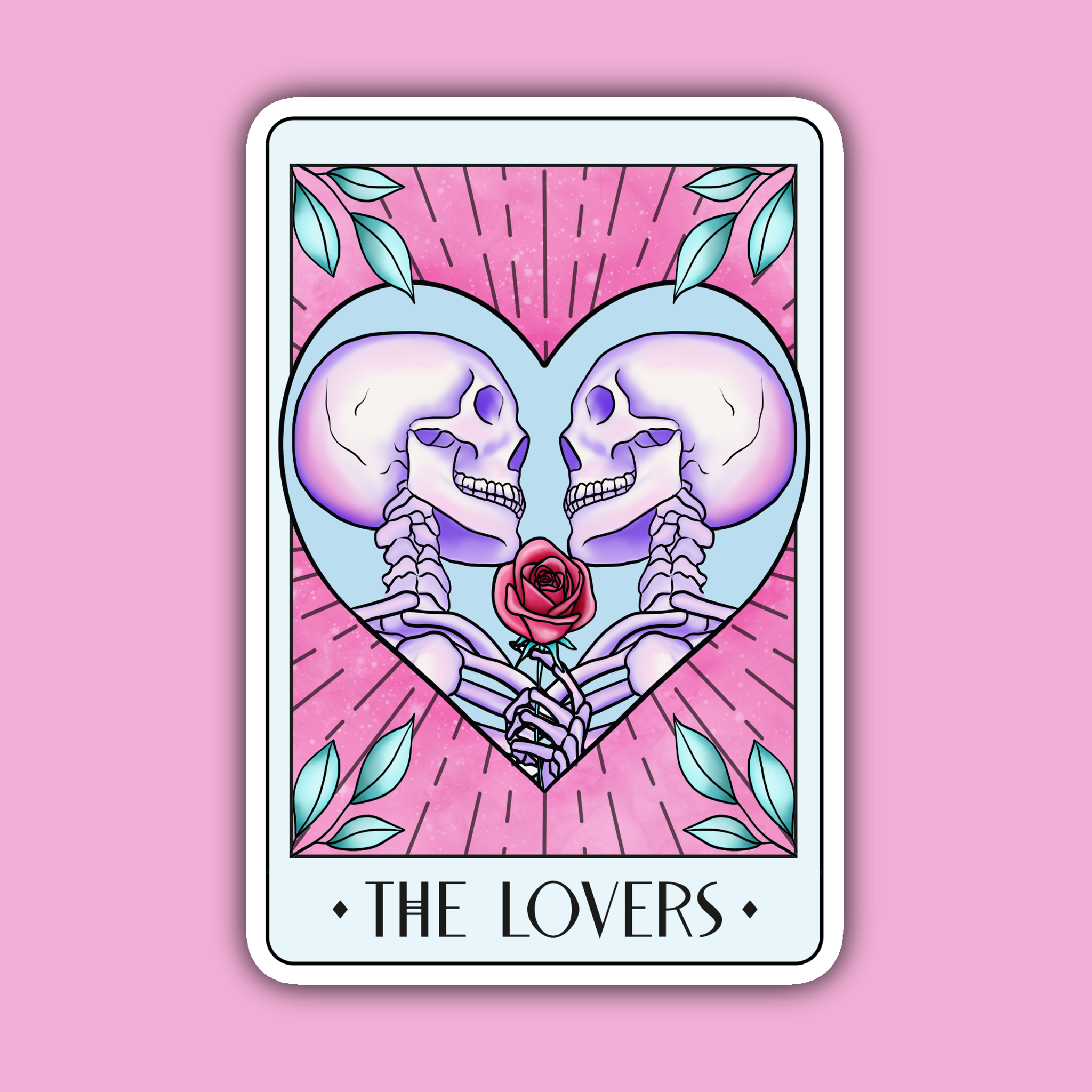 Indigo Maiden - The Lovers Card Sticker