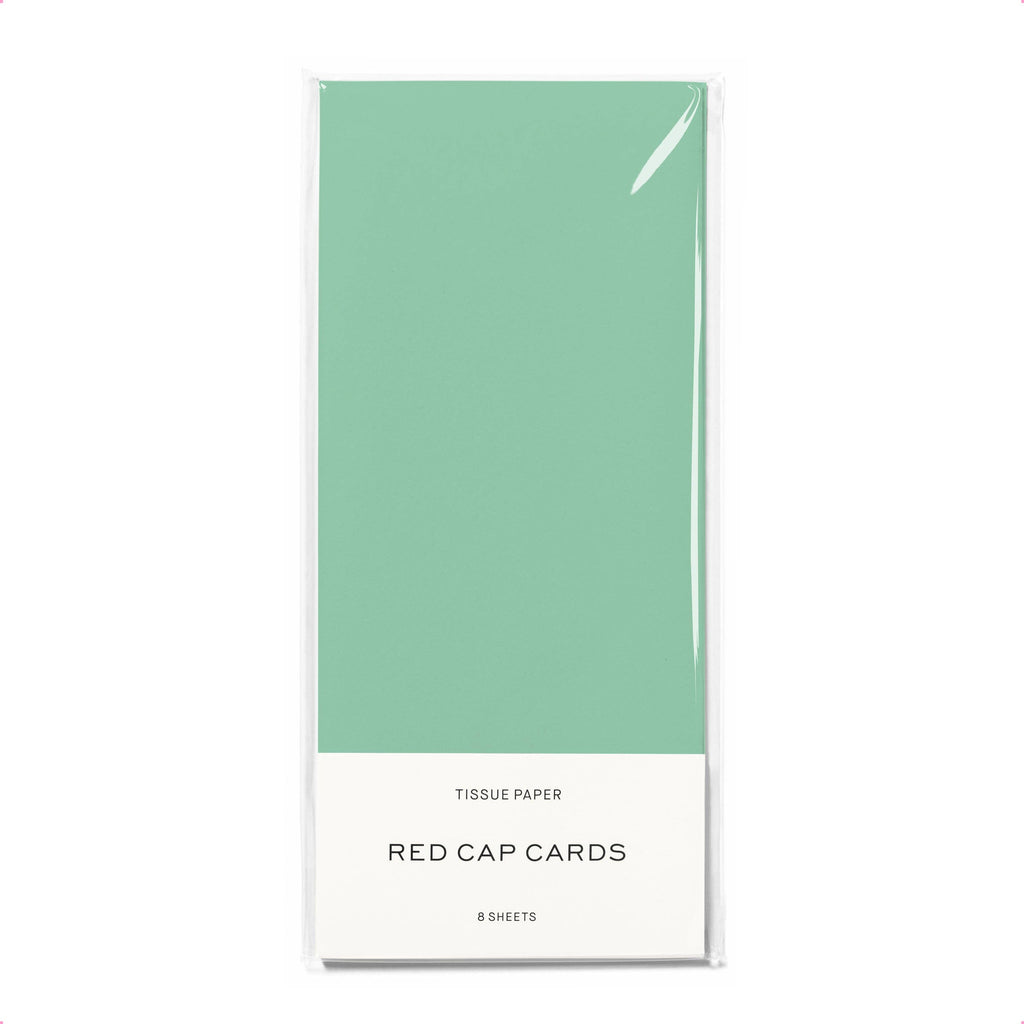 Red Cap Cards - Sage tissue paper: