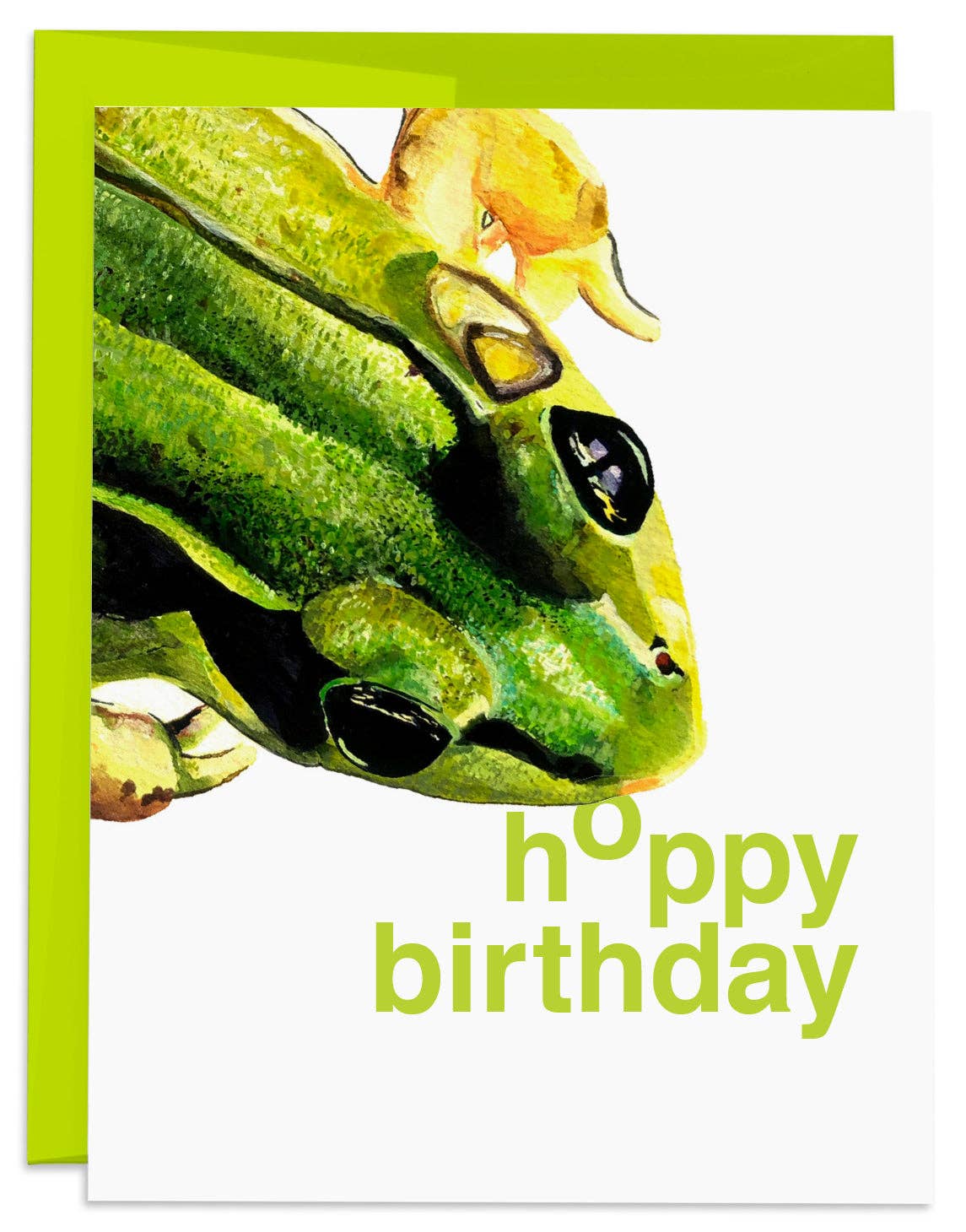 J6R6 - Frog Birthday Card