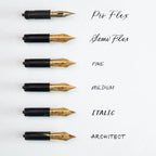 Tom's Studio - The Studio Pocket Fountain Pen 2.0: Iris / Architect (+£5)