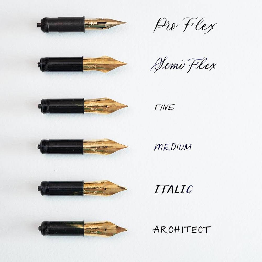 Tom's Studio - The Studio Pocket Fountain Pen 2.0: Iris / Architect (+£5)