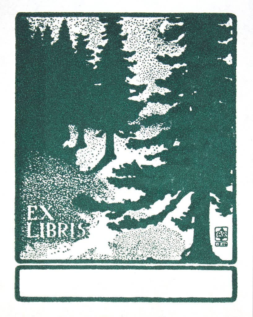 Saturn Press - Forest Bookplates