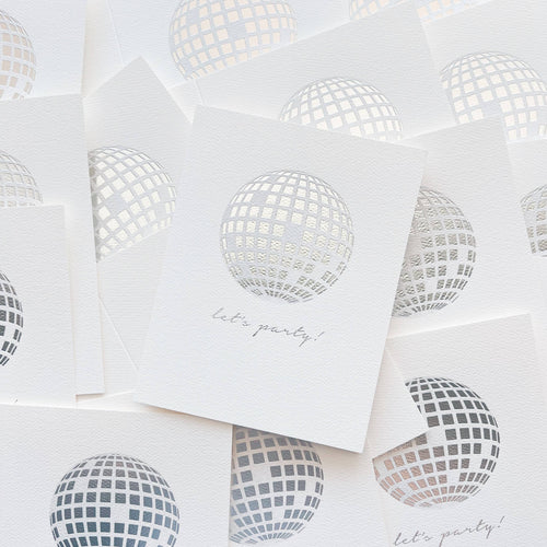 Abigail Jayne Design - Disco Ball Birthday Greeting Card