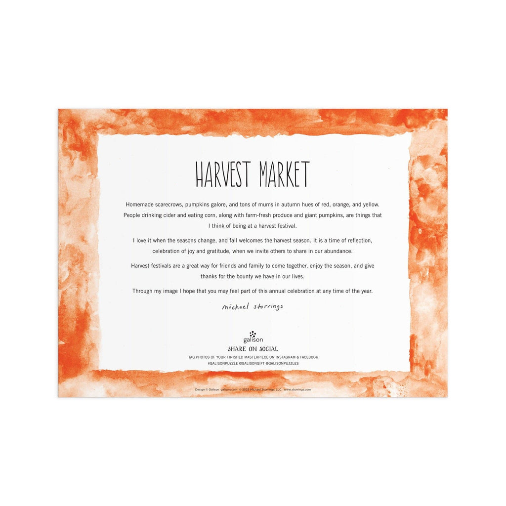 Chronicle Books - Michael Storrings Harvest Market 1000 Piece Puzzle