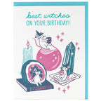 Smudge Ink - Magical Witches Birthday Card