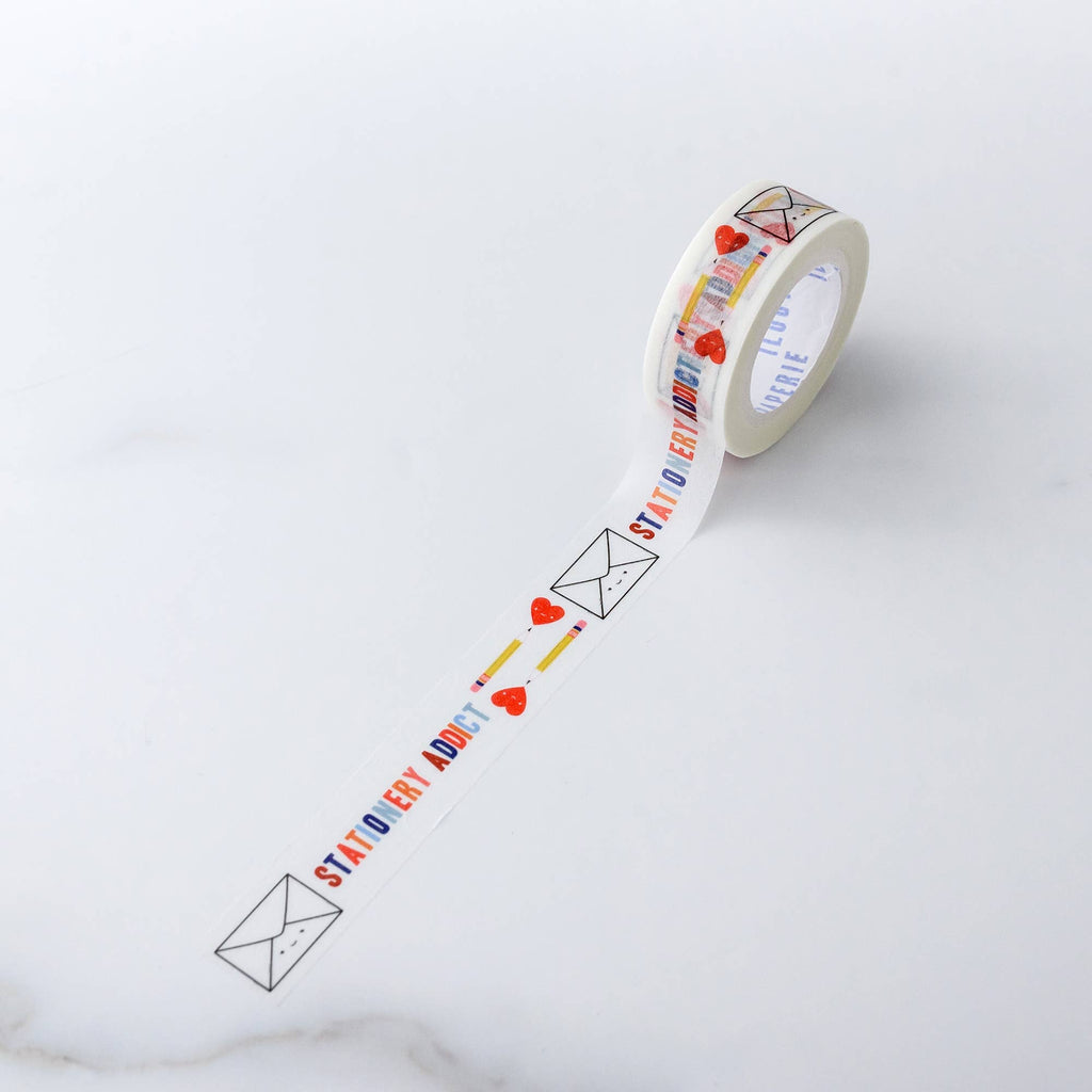 ILOOTPAPERIE - Stationery Addict Washi Tape: White