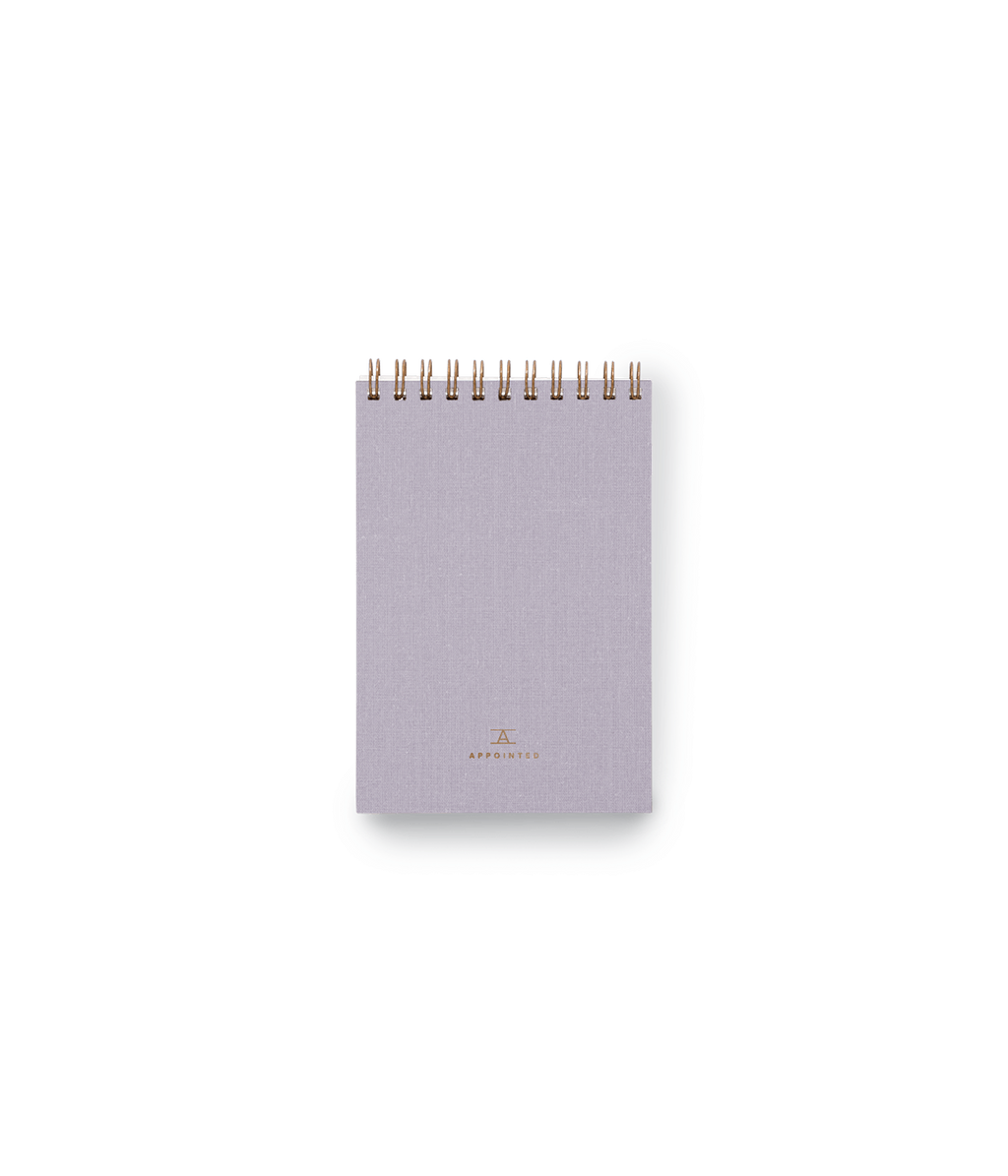 Appointed - Pocket Notepad: Lavender Gray