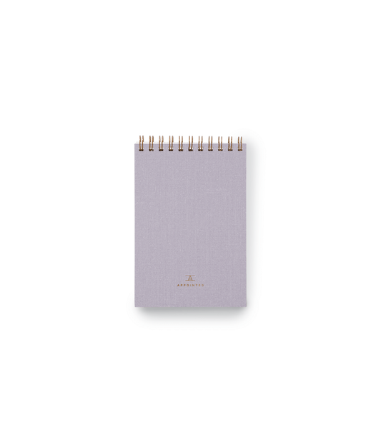 Appointed - Pocket Notepad: Lavender Gray