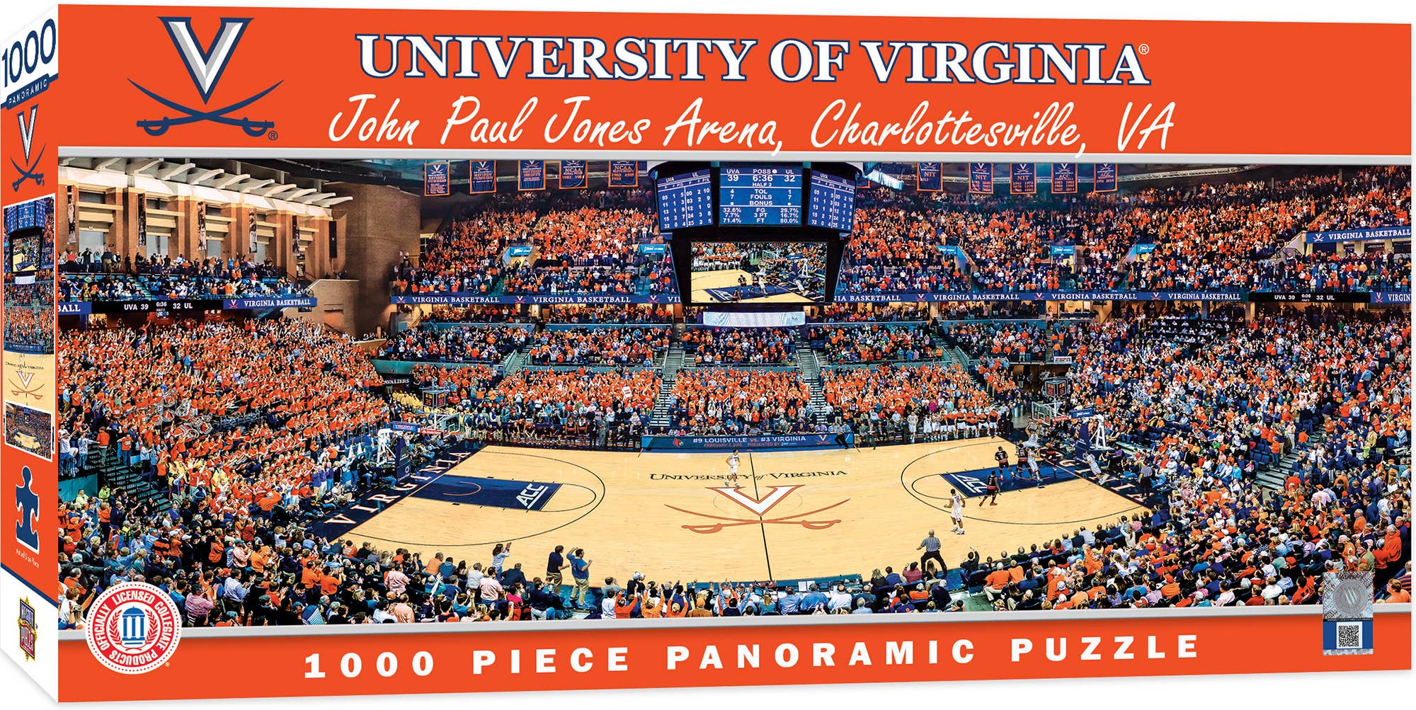 Masterpieces Puzzles - Virginia Cavaliers - 1000 Piece Panoramic Puzzle