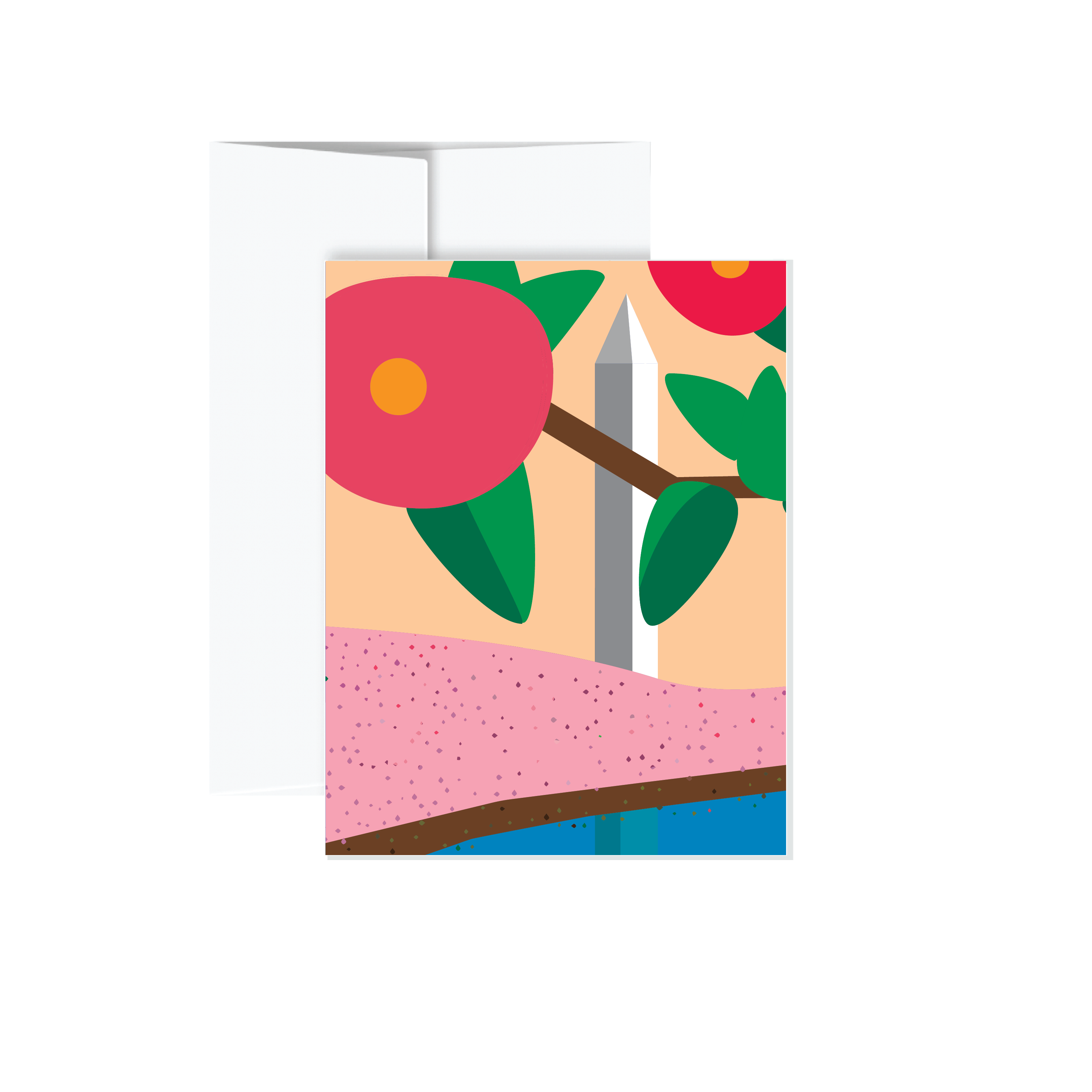 All Very Goods - Greeting Card - Big Cherry Blossoms