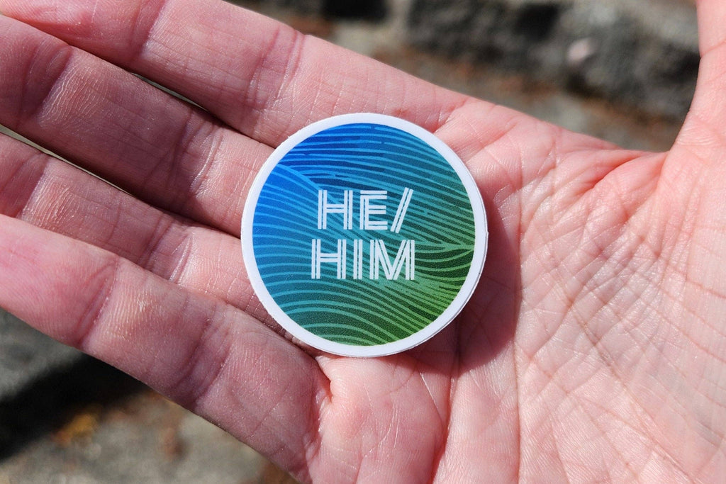 Discovery Stickers - He/Him Sticker