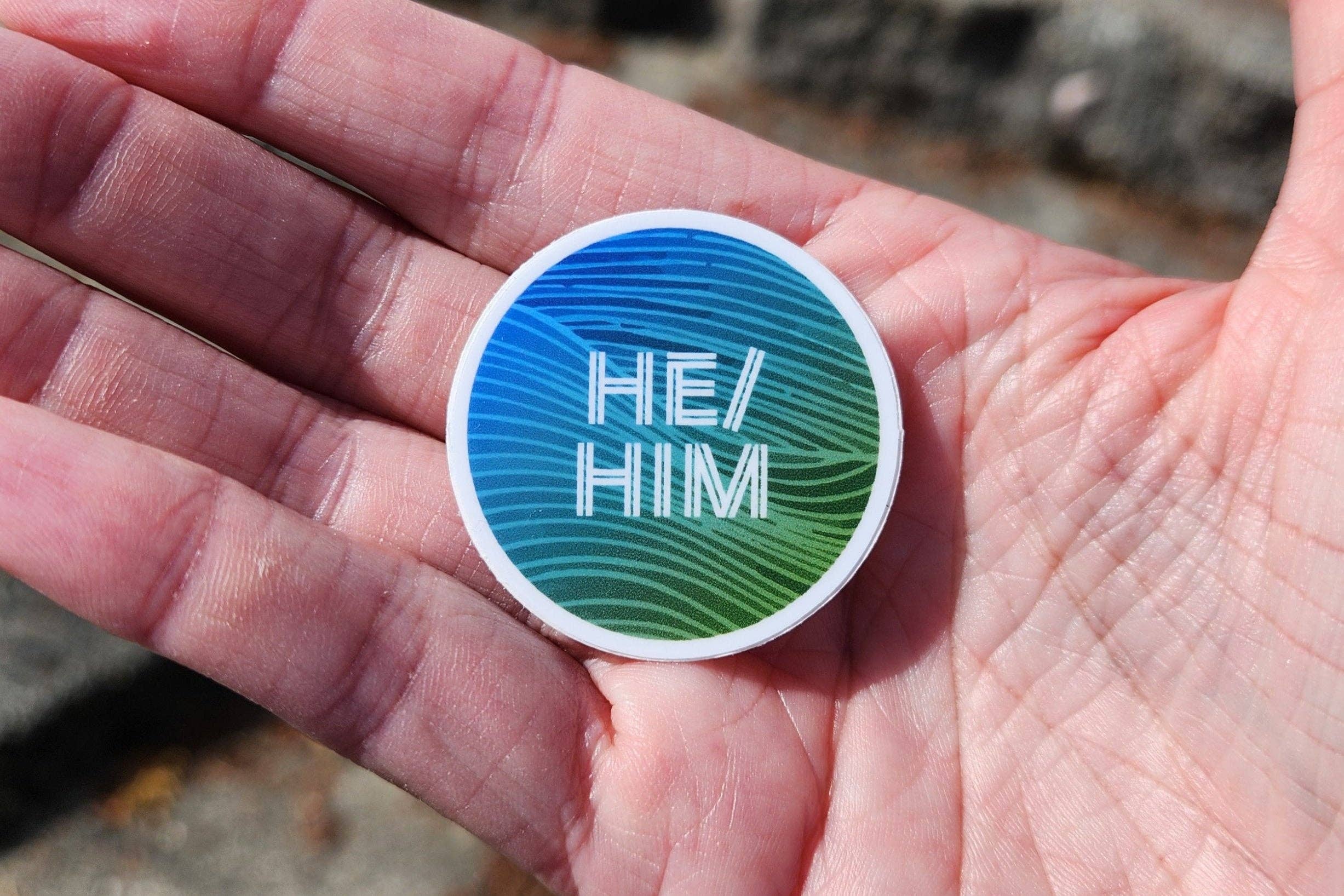 Discovery Stickers - He/Him Sticker