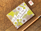 Noteworthy Paper & Press - Floral Bridesmaid Card