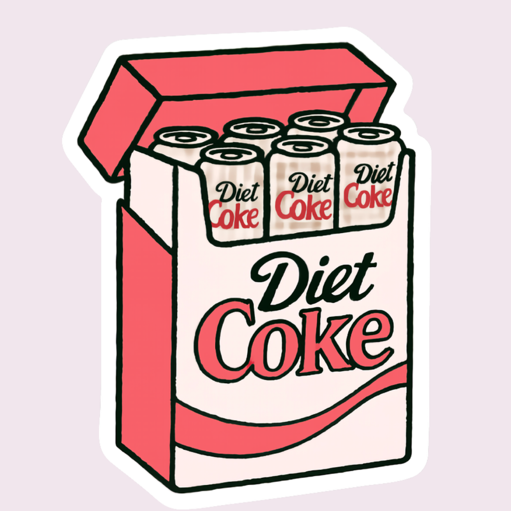 inviting affairs paperie - Diet Coke Pack Sticker