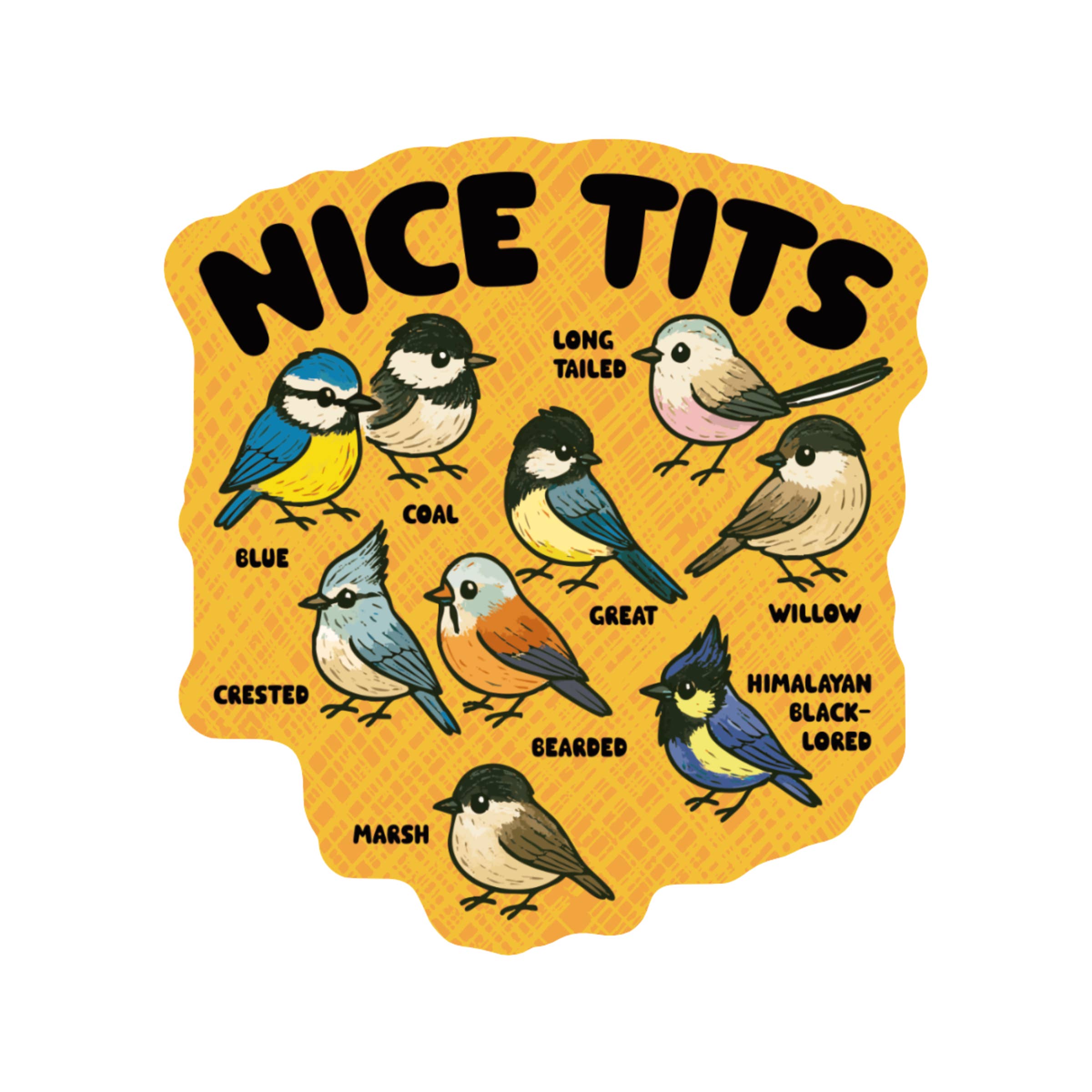 Juju and Moxie - Sassy Bird Funny Pun Species Vinyl Sticker