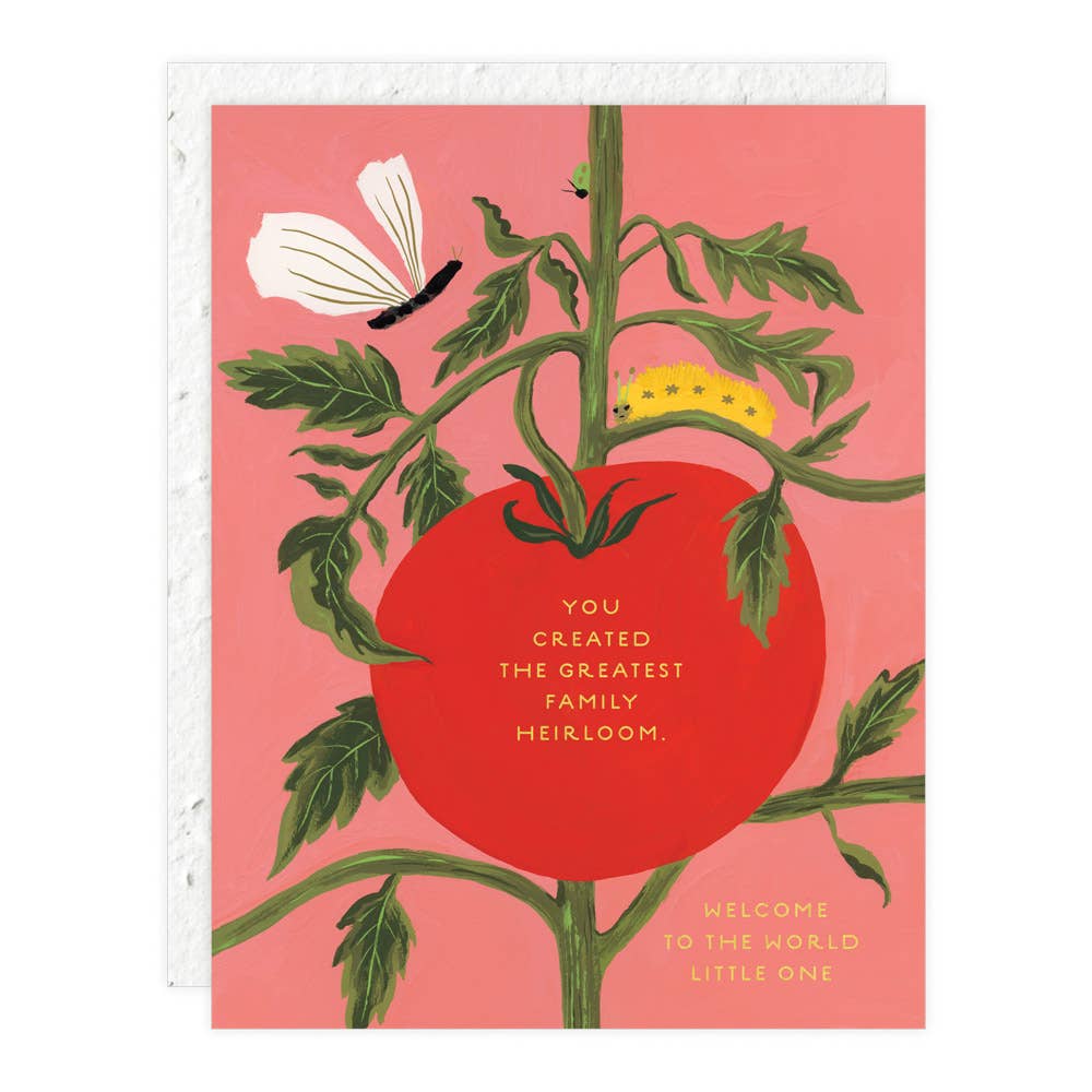 Seedlings - Heirloom - Baby Card
