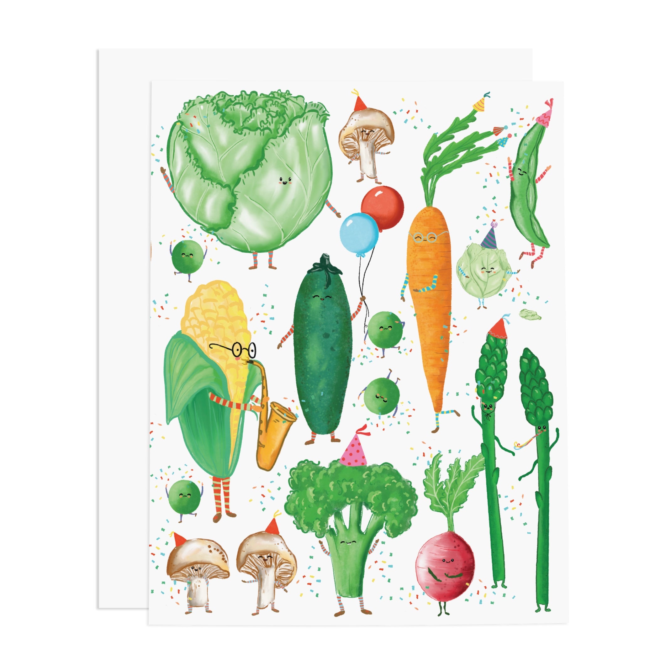 Ramus & Co. - Fresh Produce Party Greeting Card