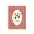 Wallflower Paper & Party - With Sympathy Wildflower Card